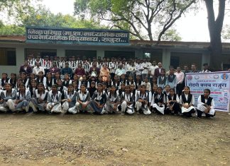 रोटरी क्लब राजुराकडून दहावीच्या विद्यार्थ्यांना एज्युकेशनल आयडियल स्टडी ॲप चे मोफत वितरण