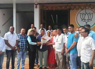 राष्ट्रवादी काँग्रेस गडचिरोली जिल्हा तर्फे आमदार डॉ. मिलिंद नरोटे यांचा भव्य सत्कार