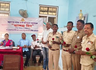 चिमूर आगारात चालक दिन उत्साहात साजरा