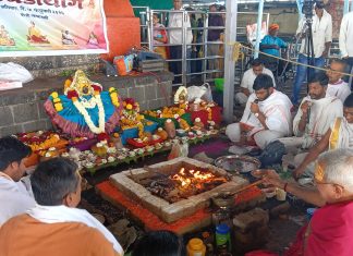 रेणुकादेवी गडावर आज श्री चंडीयाग संपन्न