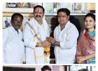 प्रशांत भाऊंनी केला उत्तीर्ण विद्यार्थ्यांचा सत्कार