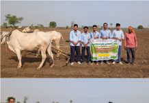 महालगाव येथे कापूस पेरणी व विविध पेरणी पद्धतींचे प्रात्यक्षिक संपन्न